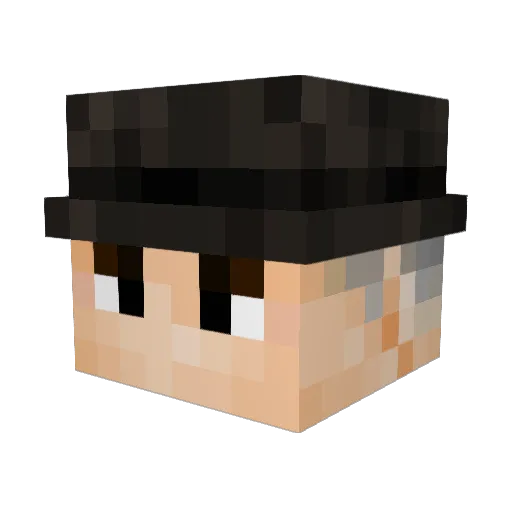 Chrzan_Hren Minecraft avatar head, 3D render