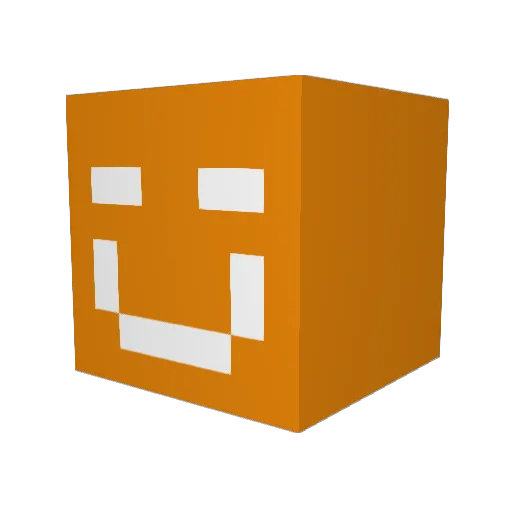 Chtvnega Minecraft avatar head, 3D render