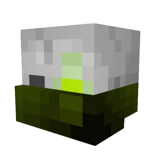 Chu4ch13 Minecraft avatar head, 3D render
