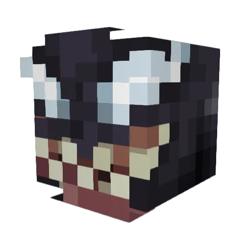 ChuBeee Minecraft avatar head, 3D render