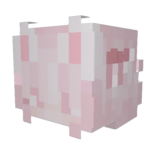 ChuCheqiu Minecraft avatar head, 3D render