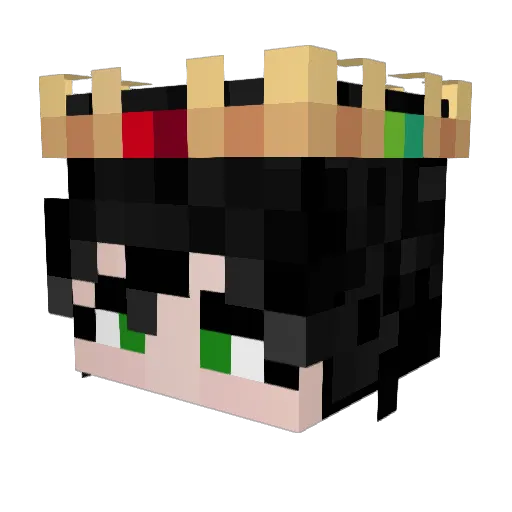 ChuChuLay Minecraft avatar head, 3D render