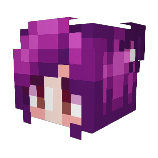 ChuFeelDatSass Minecraft avatar head, 3D render