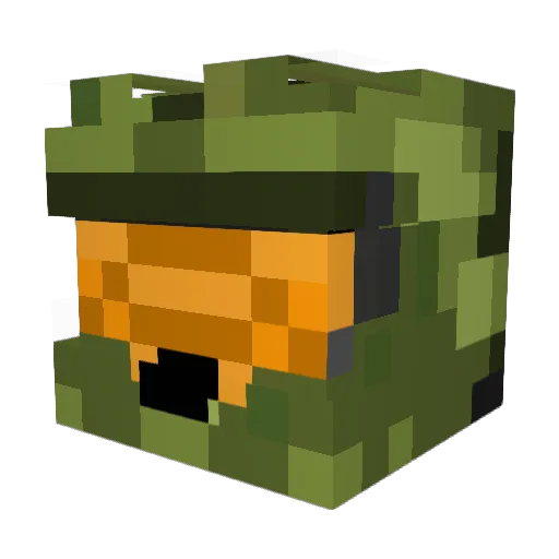 ChuGnus Minecraft avatar head, 3D render