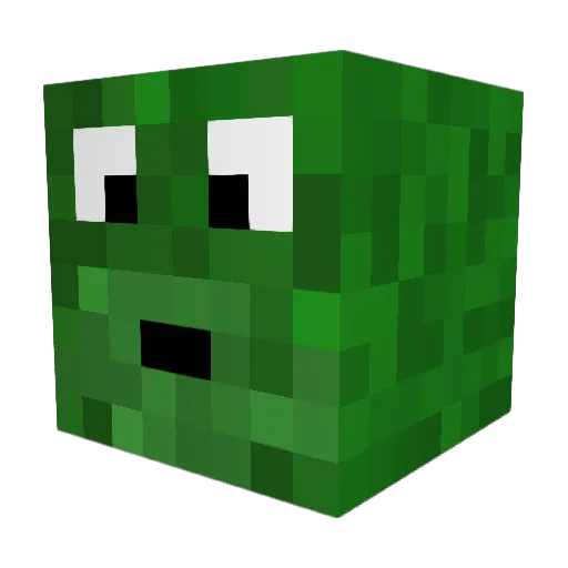 Chubachub1 Minecraft avatar head, 3D render