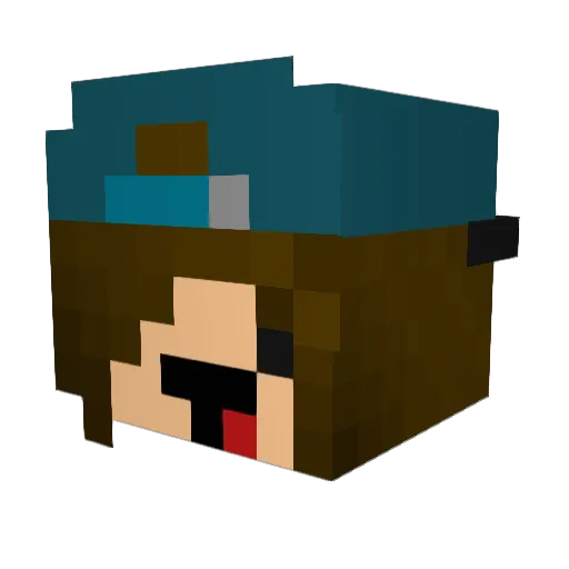 Chubblez_17 Minecraft avatar head, 3D render
