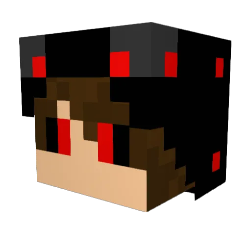 ChubbsSM Minecraft avatar head, 3D render