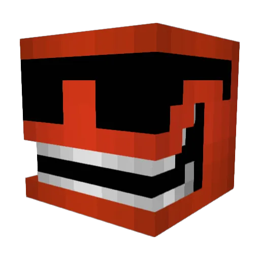 ChubbyCox69 Minecraft avatar head, 3D render