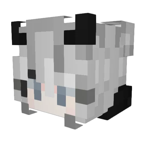 Chubbz_04 Minecraft avatar head, 3D render