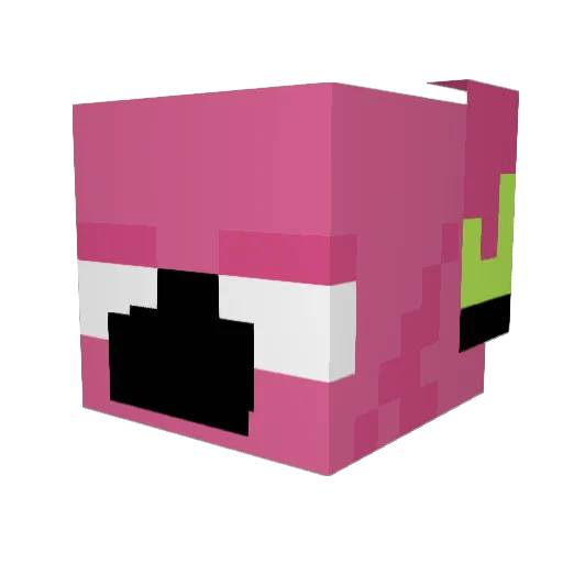 Chuchi_Pizana Minecraft avatar head, 3D render