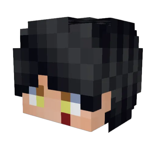 Chucho_99 Minecraft avatar head, 3D render