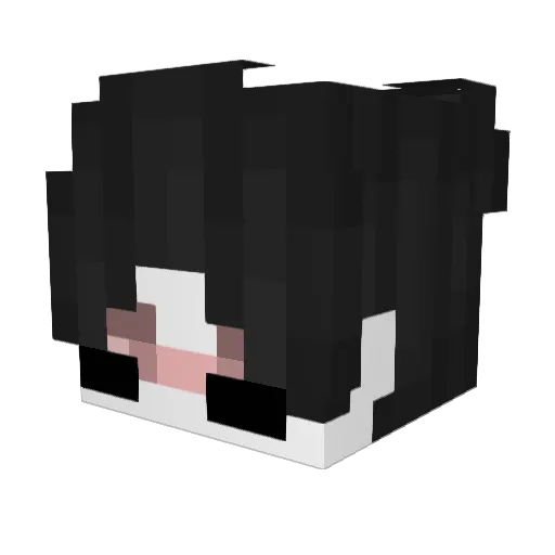 Chuchulik Minecraft avatar head, 3D render