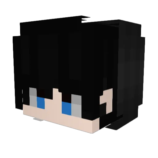 ChuckG420 Minecraft avatar head, 3D render