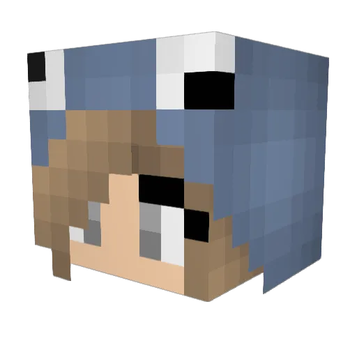 Chuckles1289 Minecraft avatar head, 3D render