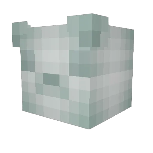 Chucknasty08 Minecraft avatar head, 3D render