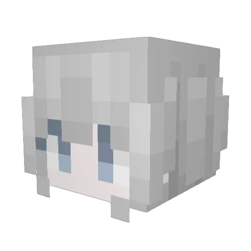 Chud_Allen Minecraft avatar head, 3D render