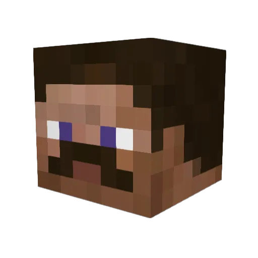 Chudy_00 Minecraft avatar head, 3D render