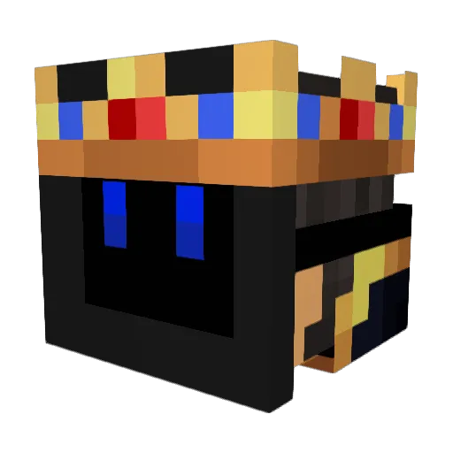 ChufoWoW Minecraft avatar head, 3D render