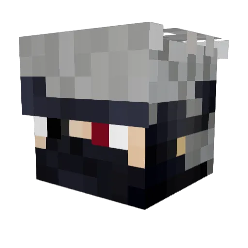 Chuga789 Minecraft avatar head, 3D render