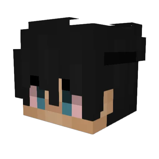 Chumgang Minecraft avatar head, 3D render