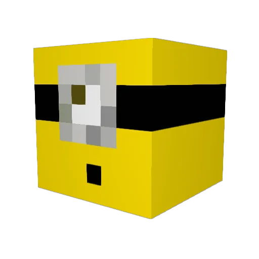 ChungHan Minecraft avatar head, 3D render