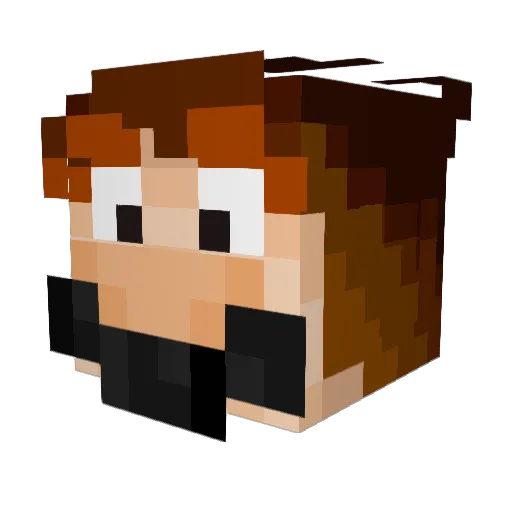 ChungLin0102 Minecraft avatar head, 3D render