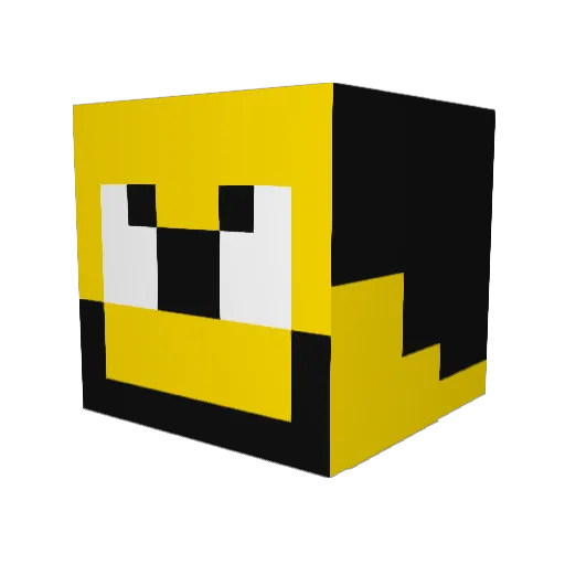 ChungMan996 Minecraft avatar head, 3D render
