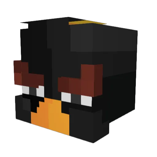 ChungyBung Minecraft avatar head, 3D render
