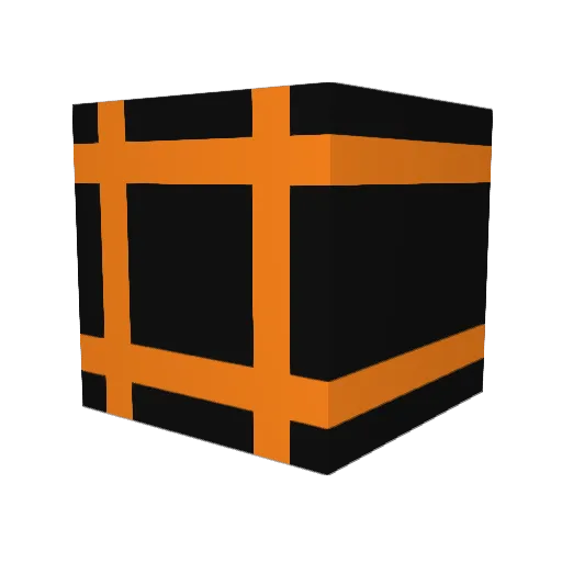 ChunkBorders Minecraft avatar head, 3D render