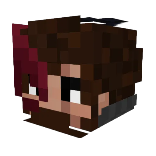 ChunkSaint Minecraft avatar head, 3D render