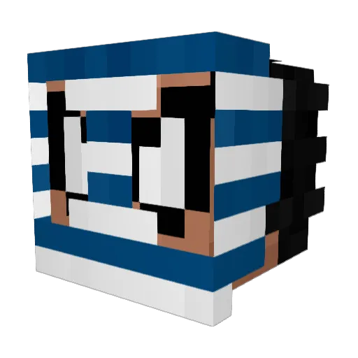 ChunkaFunkie Minecraft avatar head, 3D render