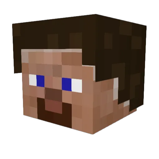 ChunklanOCE Minecraft avatar head, 3D render