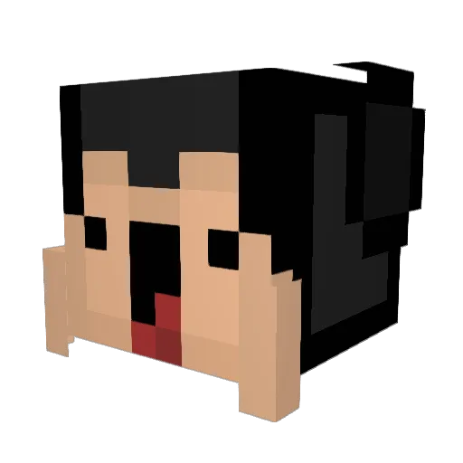 ChunkyChicken03 Minecraft avatar head, 3D render