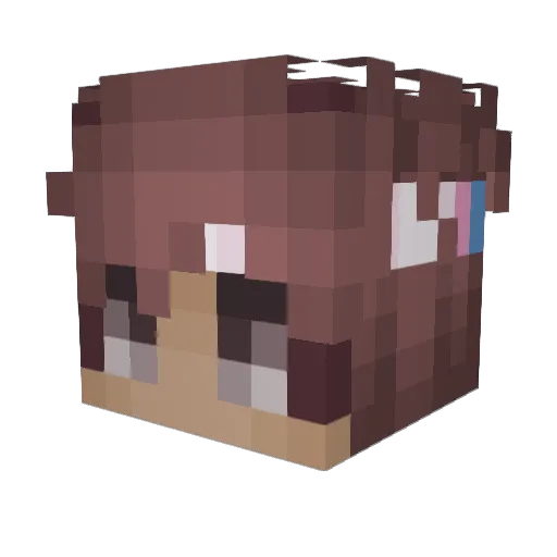 ChunkyChip04 Minecraft avatar head, 3D render