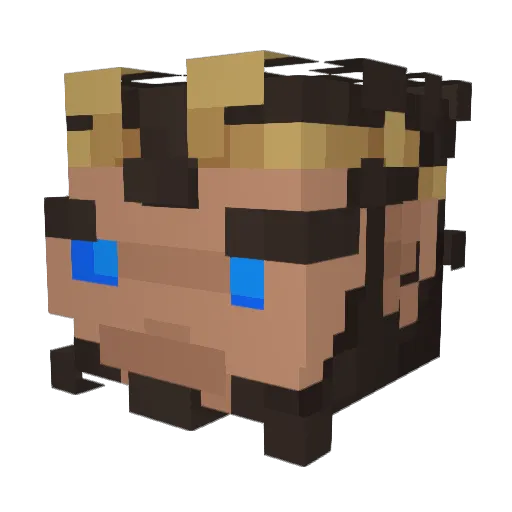 ChunkyMonkey02 Minecraft avatar head, 3D render