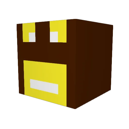 ChunkyMonkey5000 Minecraft avatar head, 3D render