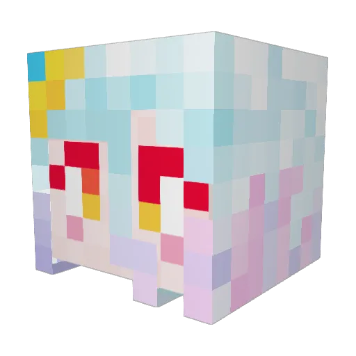 ChunkyNugget777 Minecraft avatar head, 3D render