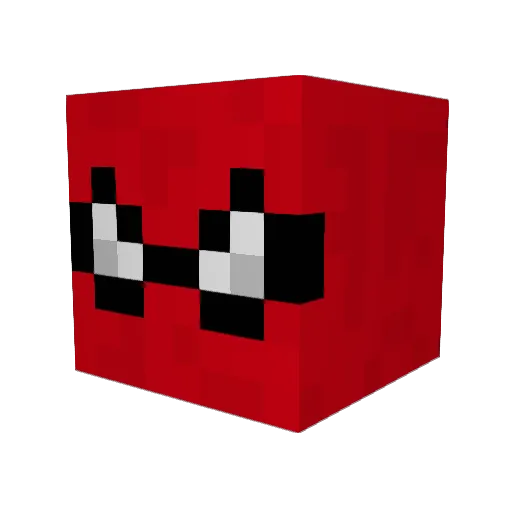 ChunkyRabbit8 Minecraft avatar head, 3D render