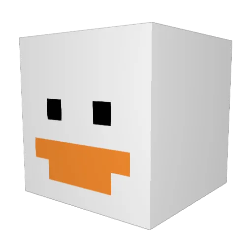 Chunkyxz Minecraft avatar head, 3D render