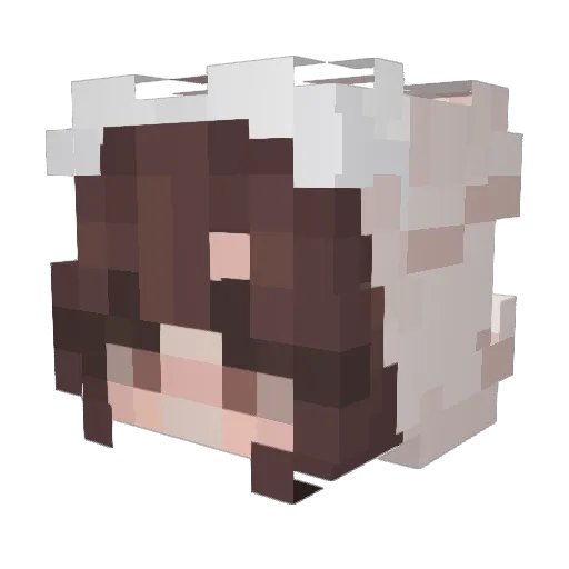 Chunothesause Minecraft avatar head, 3D render