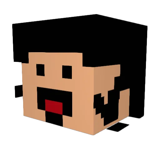 ChupacapaJr Minecraft avatar head, 3D render
