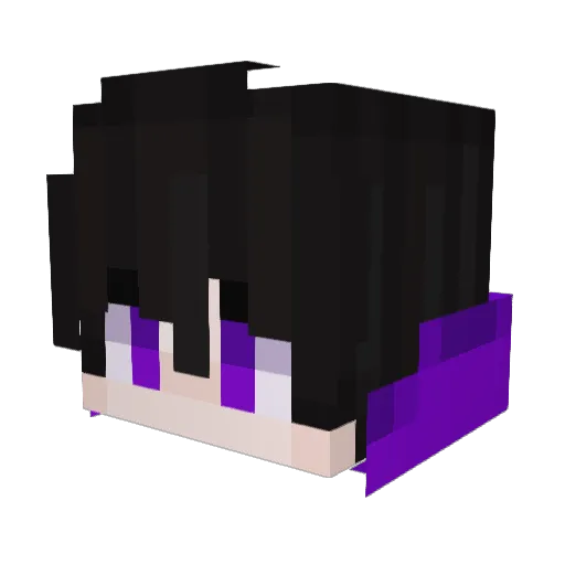 Chupepes Minecraft avatar head, 3D render