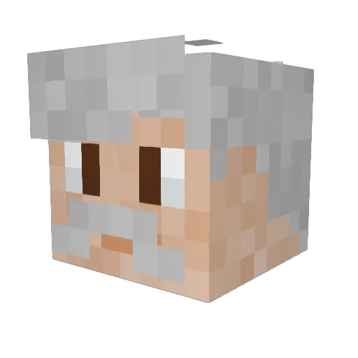 ChupperLP Minecraft avatar head, 3D render