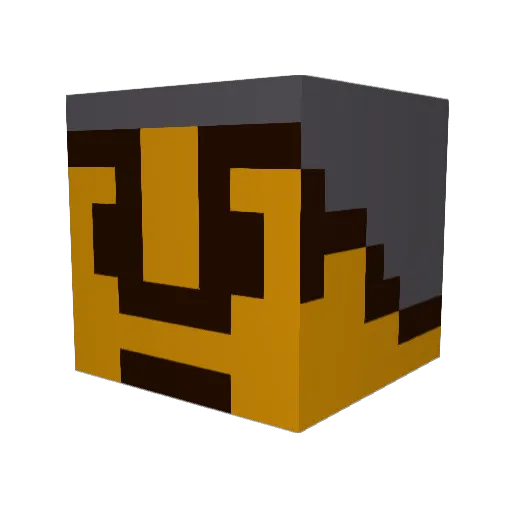 Churchicops Minecraft avatar head, 3D render