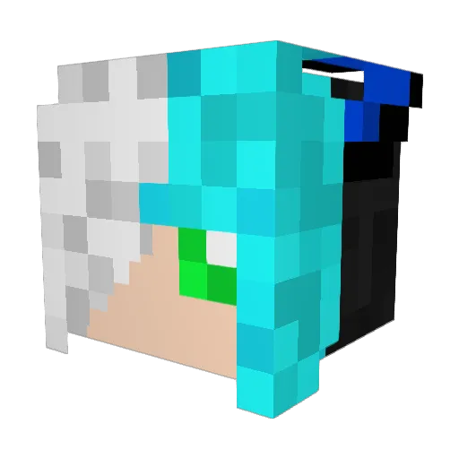 ChurchieTheNoot Minecraft avatar head, 3D render