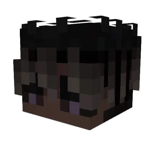 Churppa_ Minecraft avatar head, 3D render