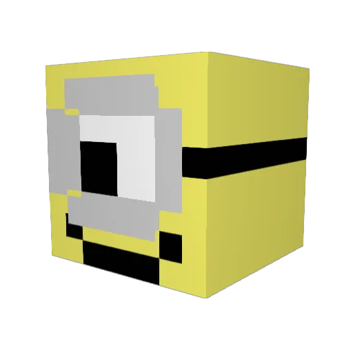 Chuuugs Minecraft avatar head, 3D render