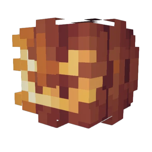 ChuyZX Minecraft avatar head, 3D render
