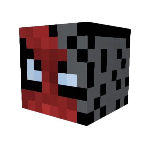 Chwilliams Minecraft avatar head, 3D render