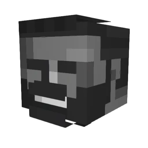 Chxinz03 Minecraft avatar head, 3D render